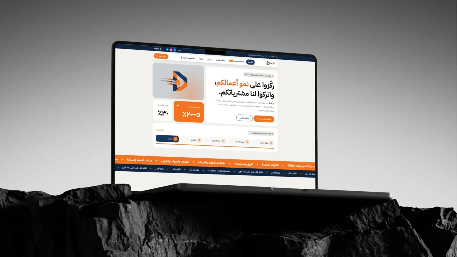 A clearer digital experience for modern business supply. A UI/UX case study focused on making Dokan Zaman’s broad product range and procurement services easier to explore, understand, and act on.